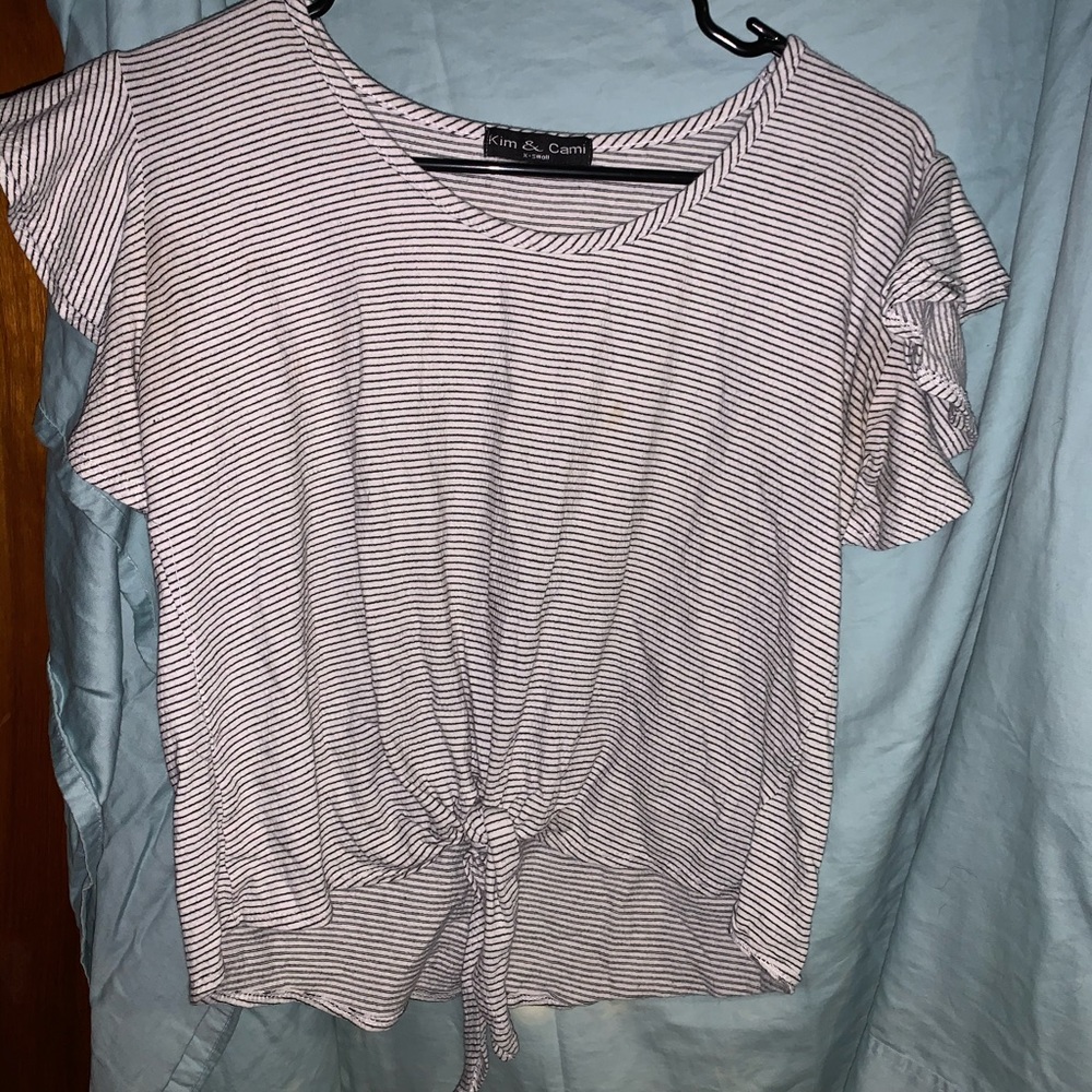Striped Crop-top